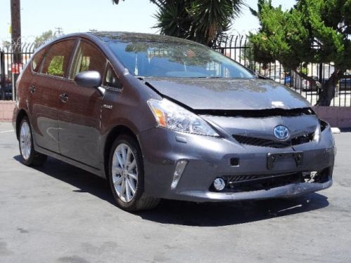 2012 toyota prius v damaged crashed fixable salvage starts! high mpg! must see!!