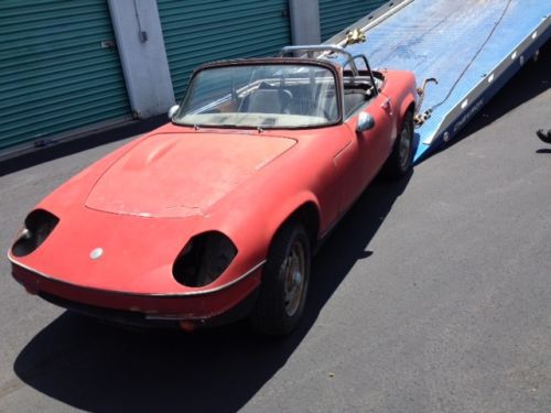 Lotus elan s4 1968 convertible project car with ca title!