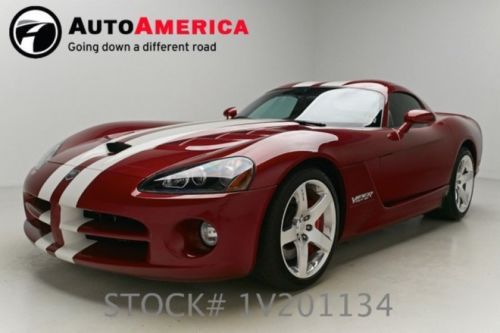 2008 dodge viper srt10 10k low miles nav manual leather clean carfax one 1 owner