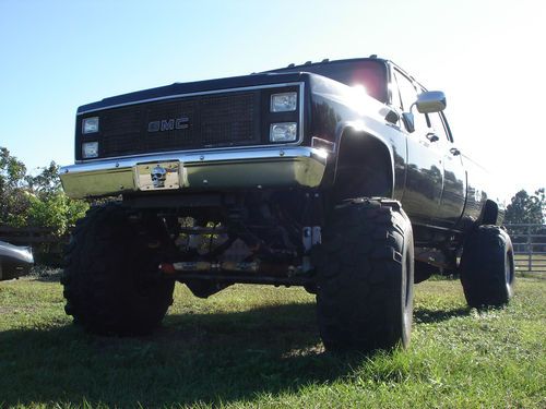 1987 gmc chevy k3500 4x4 monster truck !