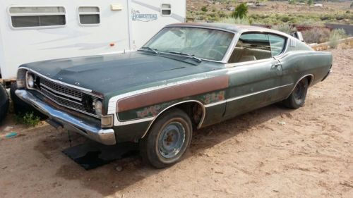 1968 torino gt fastback, very solid, straight and rust free