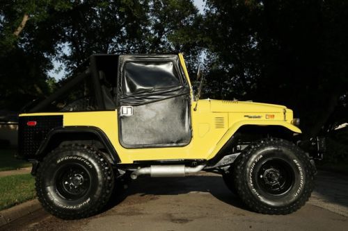 1974 land cruiser fj40 frameoff restoration restomod crate motor fuel injected