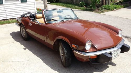 1976 triumph spitfire base convertible 2-door 1.5l