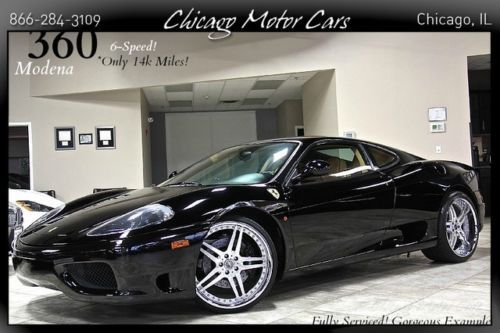 2003 ferrari 360 modena 6spd leather daytona&#039;s tubi challenge grill serviced wow