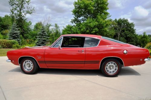 1968 plymouth barracuda base 5.2l - factory original