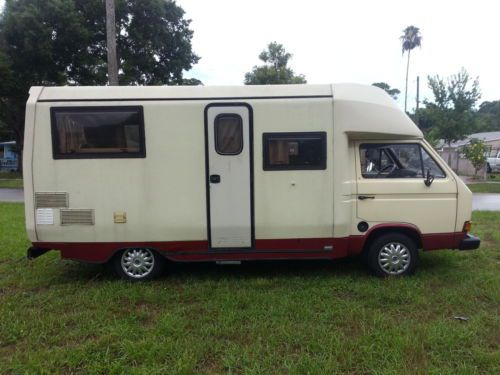 1982 VW diesel RV T3 bully camper van vanagon bus Tisscher widebody longbody, image 3