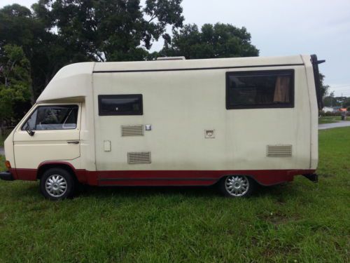 1982 VW diesel RV T3 bully camper van vanagon bus Tisscher widebody longbody, image 5