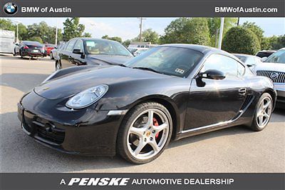 Porsche cayman 2dr cpe s low miles coupe manual gasoline 3.4l h6 sfi basalt blac