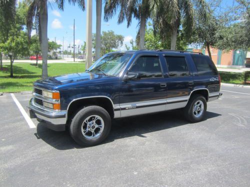 1995 chevrolet tahoe 4x4 very clean florida suv truck runs new no reserve