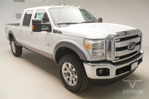 2012 lariat crew 4x4 fx4 navigation sunroof leather heated 20s aluminum diesel