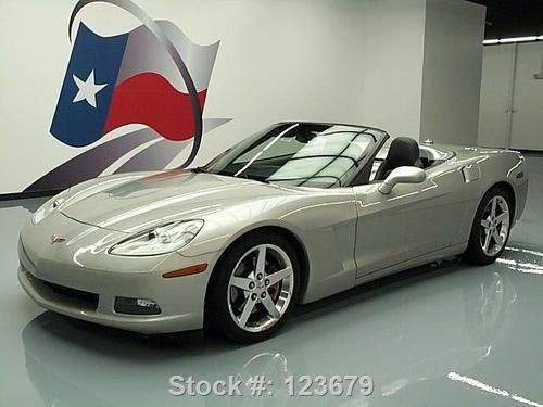 2005 chevy corvette convertible 6-spd htd seats nav 44k texas direct auto