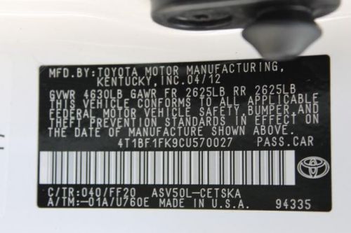 2012 Toyota Camry SE, US $20,995.00, image 13