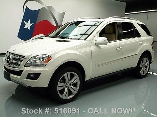 2009 mercedes-benz ml350 sunroof nav rear cam 44k miles texas direct auto