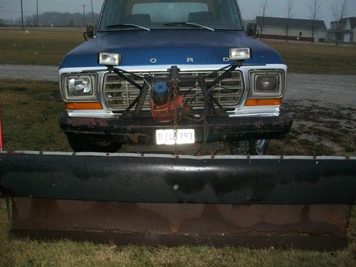 1979 ford bronco ranger 2-door 6.6l 400 big block with 4 way adjustable snowplow