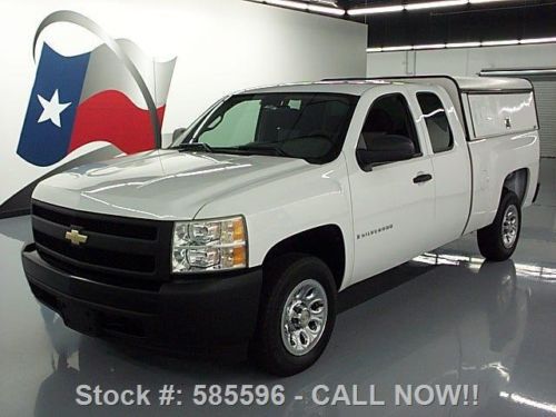 2007 chevy silverado w/t ext cab utility camper tow 66k texas direct auto