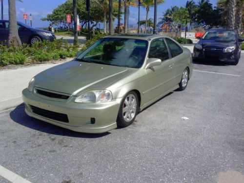 Fully built ls vtec 2000 em1 civic custom paint job ..