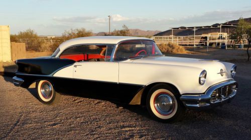 1956 olds oldsmobile holiday 88 two door hardtop   ready to drive!!!