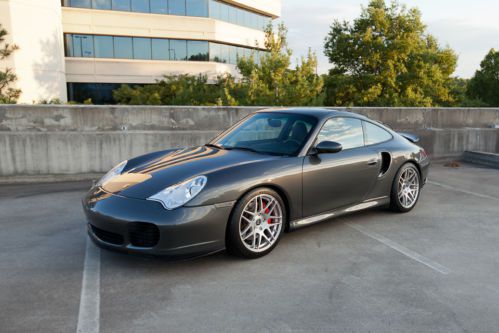 2003 Porsche 911 Turbo Coupe Slate Grey 20k miles, US $50,500.00, image 2