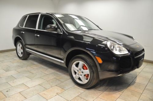 2004 porsche cayenne turbo only 44k black/black