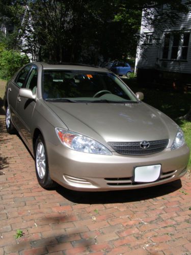 2002 toyota camry xle sedan 52,600 miles! 4-door 3.0l gold tan garaged 2nd car