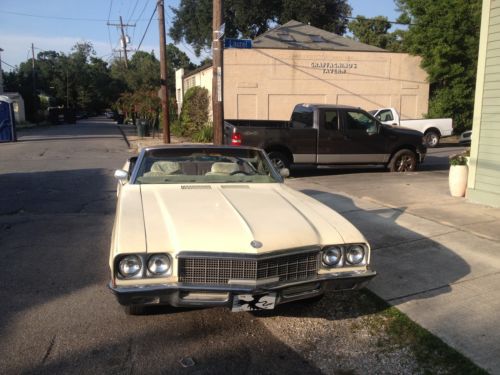 1972 cream buick skylark convertible looks good runs great