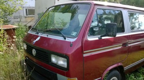 1988 volkswagen vanagon gl standard passenger van 3-door 2.1l