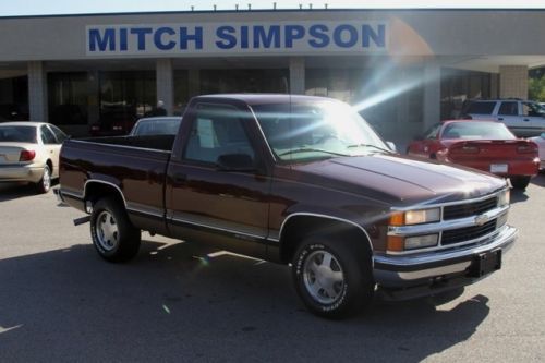 1998 chevrolet silverado 1500 reg cab  perfect south carolina carfax!  very nice