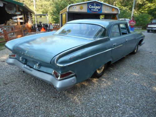 1961 dodge dart seneca. slant 6 pushbutton auto.  rat rod low rider lead sled.