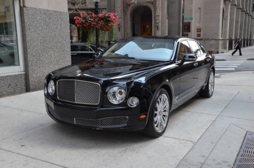 2013 bentley mulsanne.  beluga with magnolia.