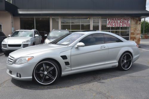 Mercedes cl550 sport 2008 lorinser package silver nav night view keyless go