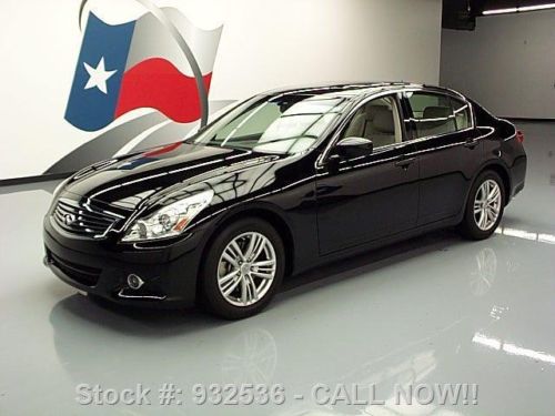 2012 infiniti g37 journey sunroof htd leather nav 30k texas direct auto