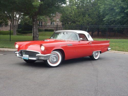 Beautiful 1957 ford thunderbird, concours award winner, fantastic condition