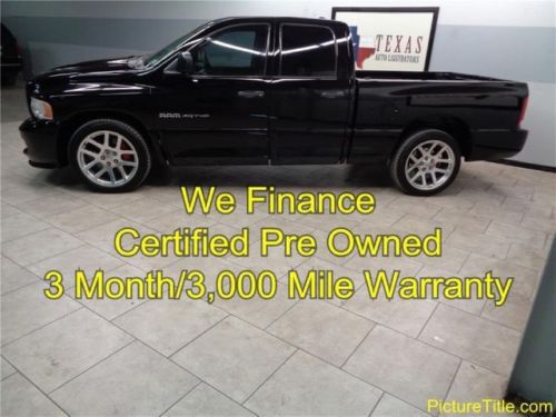 05 dodge 1500 srt-10 viper quad leather push start we finance texas