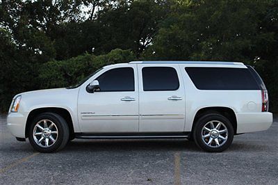 Gmc yukon xl 2wd 4dr 1500 denali low miles suv automatic 6.2l 8 cyl white diamon