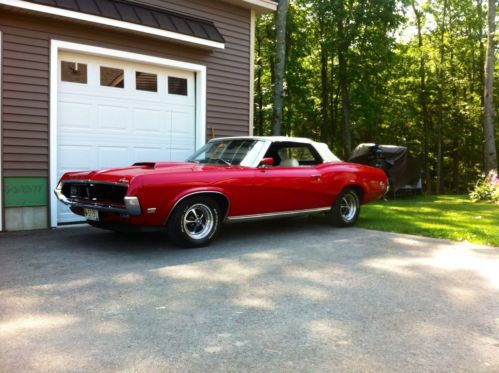 1969 mercury cougar convertible, base 5.8l