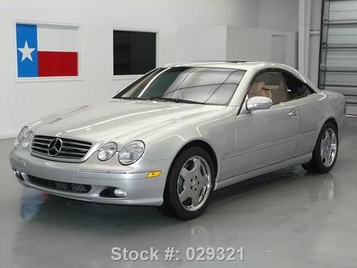 2002 mercedes-benz cl500 sport leather sunroof nav 37k texas direct auto