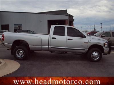 2007 ram 3500 dually 4wd  4 dr truck automatic diesel sunroof 6.7l i6 dir silver