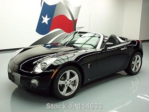 2007 pontiac solstice roadster 5-speed leather only 31k texas direct auto