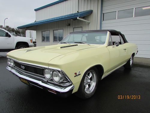 1966 ss  chevrolet chevelle convertible