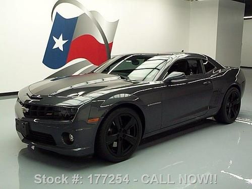 2010 chevy camaro 2ss auto sunroof htd leather 20's 29k texas direct auto