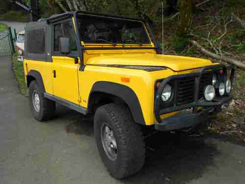 Very clean 1994 D-90 Land Rover original yellow rare vehicle, US $27,000.00, image 2
