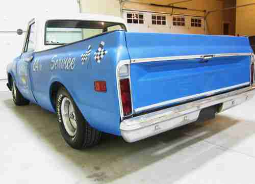 1972 Chevy Short Bed V-8 A/C P/S P/B -Hot Rod Shop Truck See Video -Short & Wide, image 4