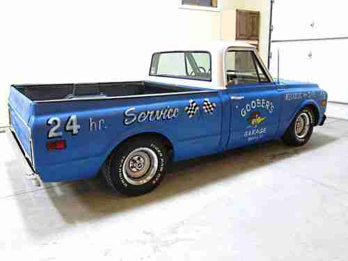 1972 Chevy Short Bed V-8 A/C P/S P/B -Hot Rod Shop Truck See Video -Short & Wide, image 5