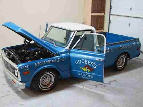 1972 Chevy Short Bed V-8 A/C P/S P/B -Hot Rod Shop Truck See Video -Short & Wide, image 19