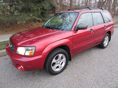 2004 subaru forester xs rare leather/panoramic roof runs 100% 1 owner