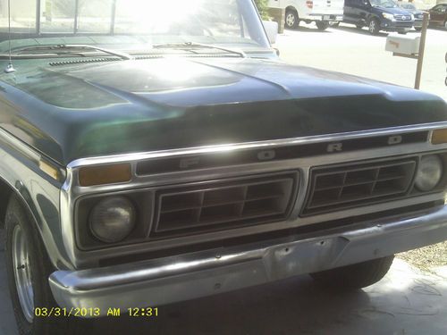 1977 ford f-250, rust free, all original arizona truck, v-8, 2wd, auto trans