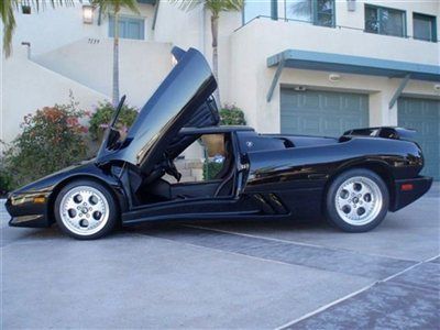 1997 1/2 lamborghini diablo vt roadster rare low mile excellent collector car