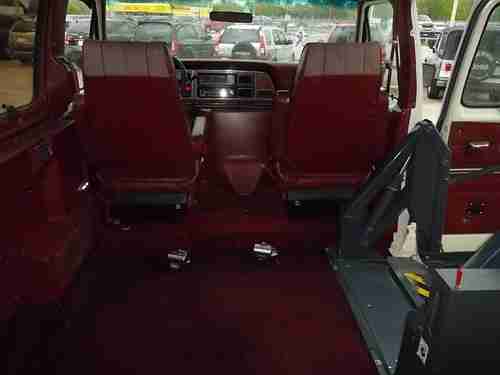 handicap van 1986 ford one owner 1 wheel chair tie down ricon side lift, US $5,998.00, image 14