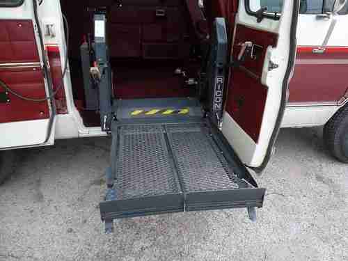 handicap van 1986 ford one owner 1 wheel chair tie down ricon side lift, US $5,998.00, image 20