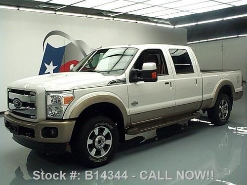 2012 ford f250 king ranch 4x4 diesel sunroof nav 16k mi texas direct auto